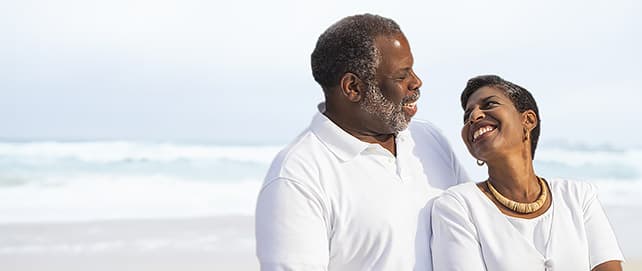 couple on a beach